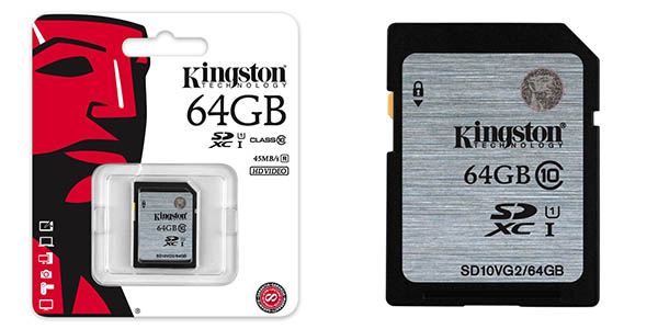 Карта памяти kingston sdxc 64gb