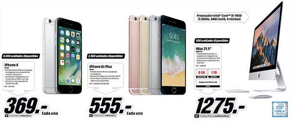 iphone 6s media markt albacete