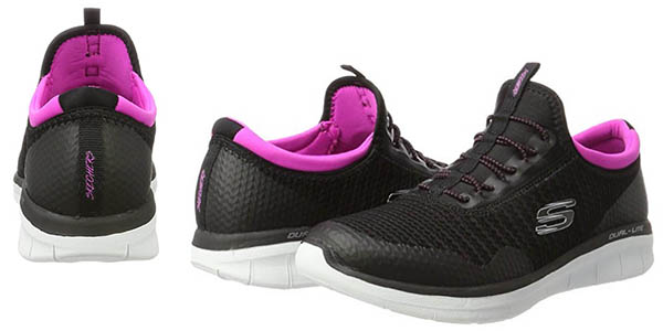 skechers synergy mujer rojas