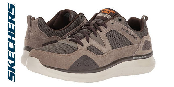 skechers lace up sneakers hombre baratas