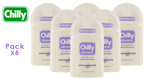 Chollo Pack X6 Gel Chilly Intimo Hidratante Fórmula Nutritiva Ph5 Por Sólo 1513€ ¡a 252€ La 8882